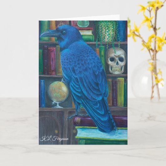 The Librarian - 空白の Greeting カード (黄色い花)