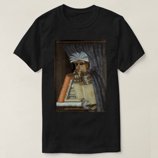The Librarian by Giuseppe Arcimboldo 1566 Tシャツ (デザイン正面)