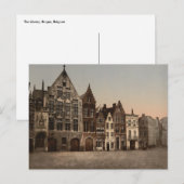 The Library, Bruges，ベルギー ポストカード (正面/裏面)