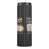 THE LIBRARY IS CALLING AND I MUST GO タンブラー (裏面)