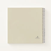 The Library Stamp Minimalist Book Lover Notebook  ノートブック (裏面)