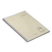 The Library Stamp Minimalist Book Lover Planner ノートブック (右側)