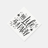 The Life Is aパーティー – 陽気なお祝い引用文 スタンダードカクテルナプキン (角)