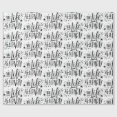 The Life Is aパーティー – 陽気なお祝い引用文 ラッピングペーパー (フラット)