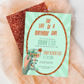 The Life of a Birthday Girl Invitation 招待状