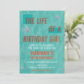 The Life of a Birthday Girl Showgirl Birthday 招待状 (スタンド正面)