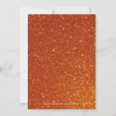 The Life of a Birthday Girl Showgirl Birthday 招待状 (裏面)