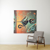 The Life Of A Showgirl Cat タペストリー (インサイチュ(横))