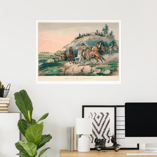 The Life of a Trapper: A Sudden Halt (0877A) ポスター (ホームオフィス)