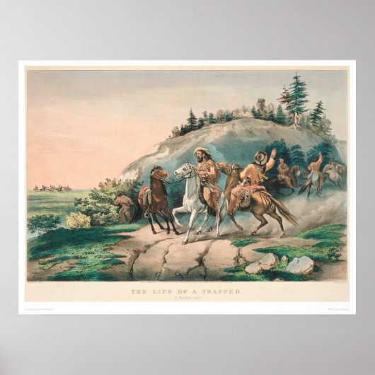 The Life of a Trapper: A Sudden Halt (0877A) ポスター (正面)