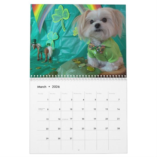 The Life of Gilbert Calendar 2026 カレンダー (3月 2026)