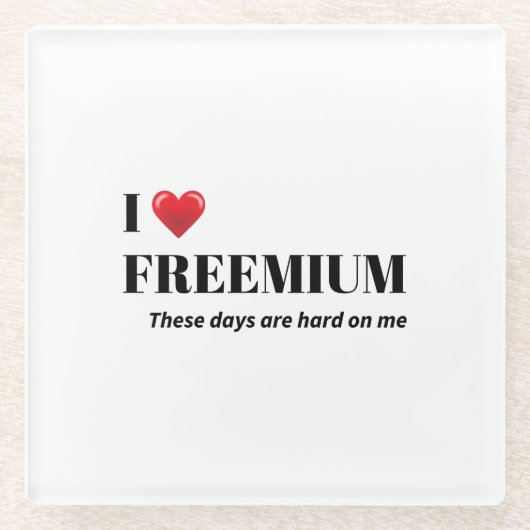 The "Life on a Budget" adulting is hard humour  ガラスコースター (正面)