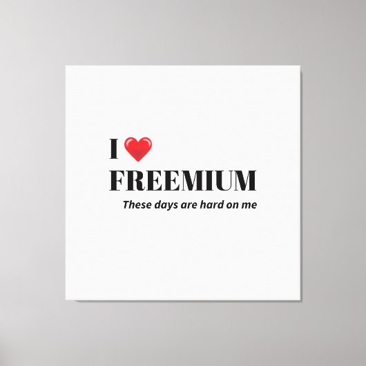 The "Life on a Budget" adulting is hard humour  キャンバスプリント (正面)