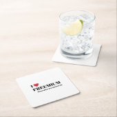 The "Life on a Budget" adulting is hard humour  スクエアペーパーコースター (インサイチュ)