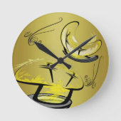 The Light Cap Zaps  ラウンド壁時計 (正面)