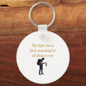 The light is you iPad Smart Cover キーホルダー (正面)