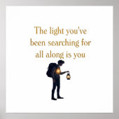 The light is you iPad Smart Cover ポスター (正面)