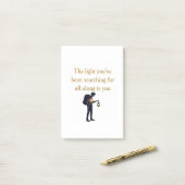 The light is you iPad Smart Cover ポストイット (デスク上)