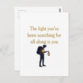 The light is you iPad Smart Cover ポストカード (正面/裏面)