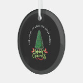 THE LIGHT OF LOVE ON HOLY NIGHT ガラスオーナメント (正面左)