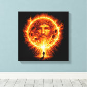 The Light. The Son. キャンバスプリント (インサイチュ (ウッドフロア))