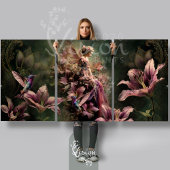 The Lily Fairy Tale Fantasy Hummingbird & Floral ラッピングペーパーシート