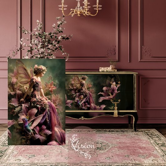 The Lily Fairy Tale Fantasy Portrait Floral 薄葉紙