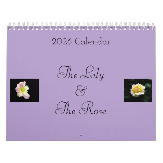 The Lily & the Rose Calendar カレンダー (カバー)