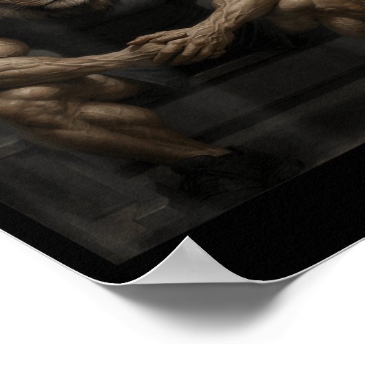 The Lion Does Not Wipe Lion Does Not Concern Himse ポスター (角)