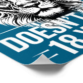 The Lion Doesn't Wait 18 Years Funny Meme Gen Z Al ポスター (角)