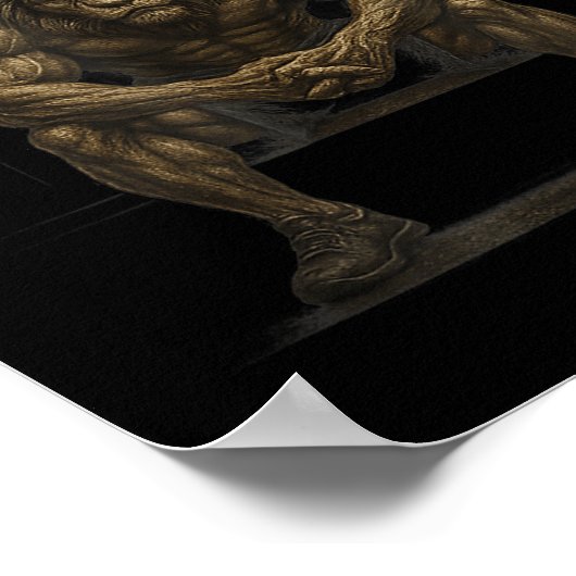 The Lion Doesn't Wipe Funny Gen Z Joke Brainrot Ra ポスター (角)