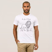 The Lion of Judah Christian Tri-Blend Shirt Tシャツ (正面フル)