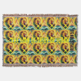 The lion of tribe of Judah T-Shirt スローブランケット