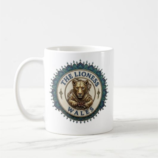 The Lioness. Wales コーヒーマグカップ (左)