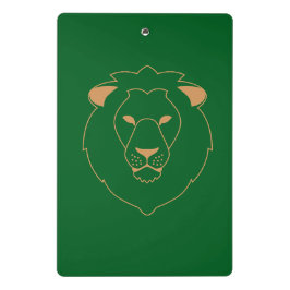 The Lion's Gaze: Golden Contour ミニクリップボード