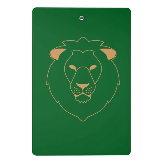 The Lion's Gaze: Golden Contour ミニクリップボード (裏面)