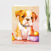 The little Baby Bulldog カード (裏面)