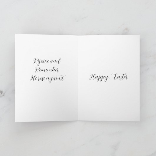 The Little Bunny's Thoughts カード (内部)