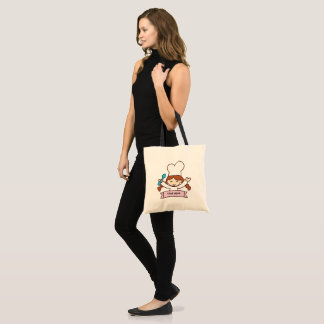 The Little Chef Hand-Drawn Canvas Tote Bag トートバッグ