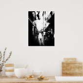 The little dog in the street ポスター (キッチン)