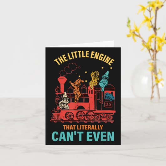 The Little Engine That Literally Can't Even Funny  カード (黄色い花)