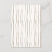 The Little Explorer | Safari Adventure Baby Shower エンクロージャーカード (裏面)