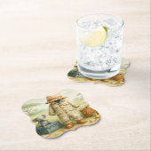 The Little Explorer | Safari Adventure Baby Shower ペーパーコースター (インサイチュ)