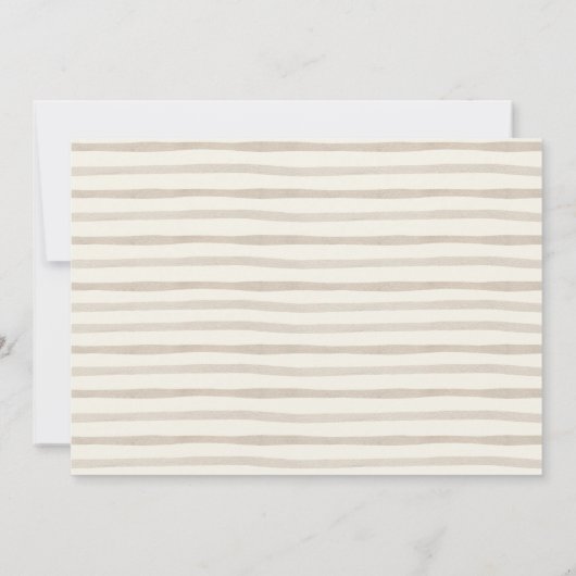 The Little Explorer | Safari Adventure Baby Shower 招待状 (裏面)