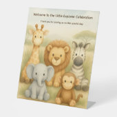 The Little Explorer | Safari Friends Adventure 台座サイン (正面)