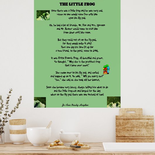 THE LITTLE FROG ポスター (キッチン)