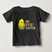 The little girl's first Easter ベビーTシャツ (正面)