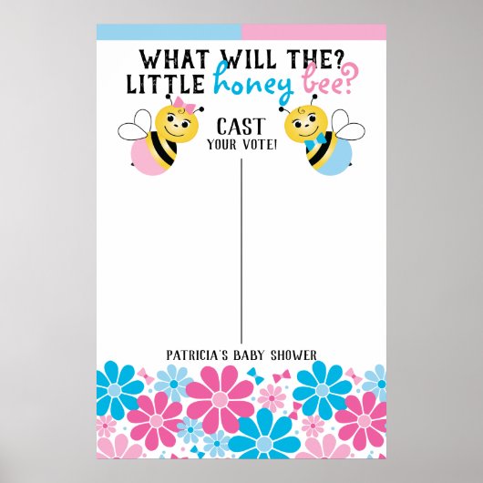 The Little Honey Bee Voting Poster Boardとは ポスター (正面)