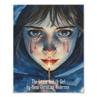 "The Little Match Girl" by Hans Christian Andersen フォトプリント