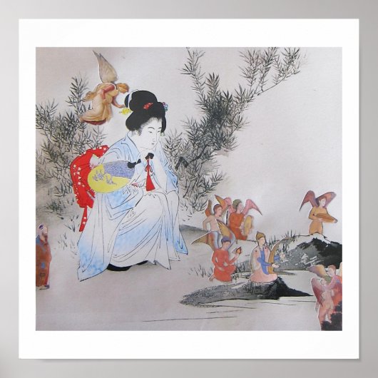 The Little People - collage art ポスター (正面)